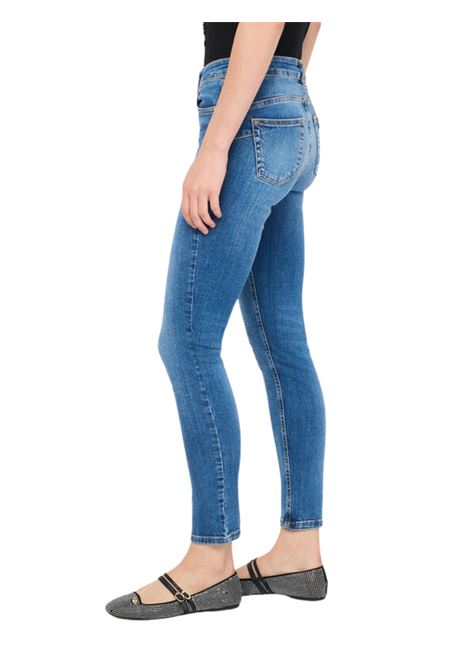 Jeans skinny a vita alta DENIM CHIARO Liu Jo | UF5035D023678857